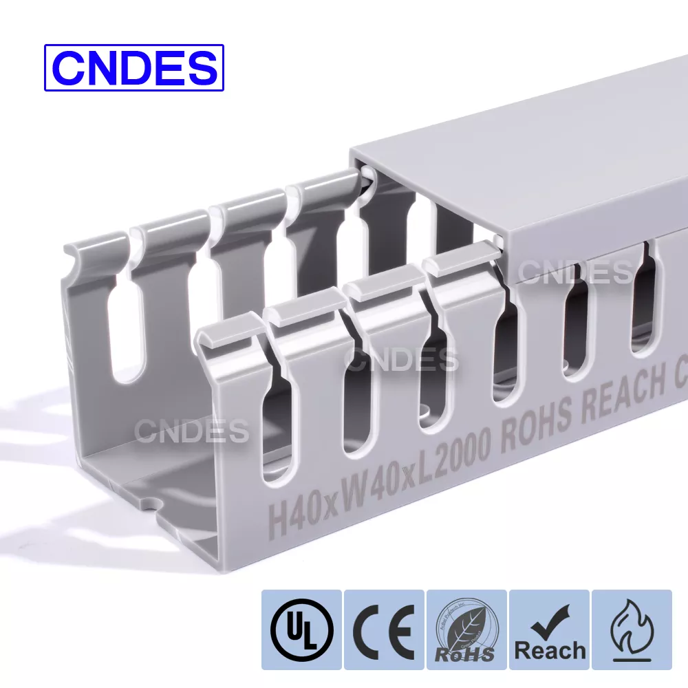 40×40 塩ビ配線ダクト カバー付